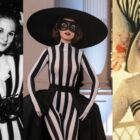 Amanda Carter Burden at Truman Capote's Black and White ball, Lily Collins in "Emily in Paris" Season Four and Audrey Hepburn in "My Fair Lady."