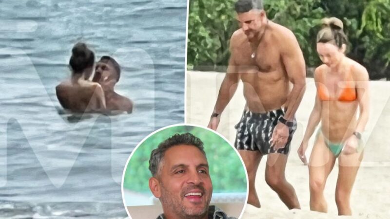 Mauricio Umansky et Nikita Kahn s’affichent en amoureux sur une plage mexicaine