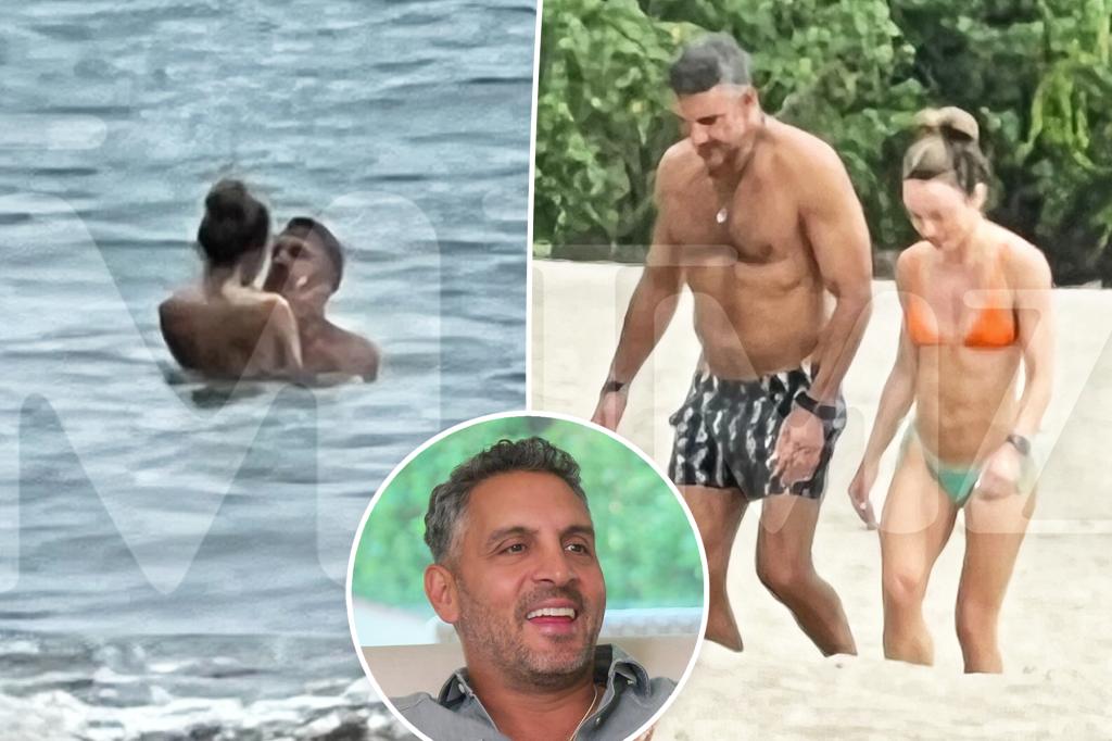 Mauricio Umansky et Nikita Kahn s’affichent en amoureux sur une plage mexicaine