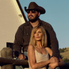 Cole Hauser as Rip Wheeler and Kelly Reilly as Beth Dutton in 