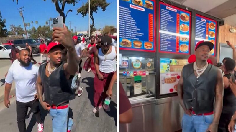 YG organise une marche pour la paix à Compton avec des rivaux gangs et un bon repas
