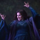 Agatha Harkness conjures up a spell in Agatha All Along on Disney Plus