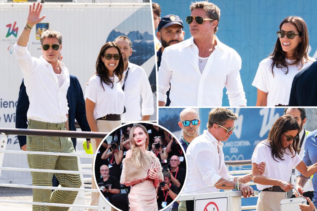 Brad Pitt et Ines de Ramon rayonnent au Festival de Venise 2023
