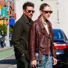 NEW YORK, NEW YORK - FEBRUARY 27: Gigi Hadid and Bradley Cooper are seen on February 27, 2024 in New York City. (Photo by Gotham/GC Images)