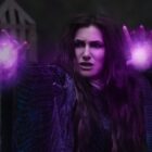 Kathryn Hahn's Agatha wielding her dark magic