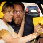 Heike Makatsch and Axel Stein in Apple TV Plus' Where's Wanda?