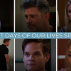 Collage of Days of Our Lives spoiler photos for the week of 9-02-24