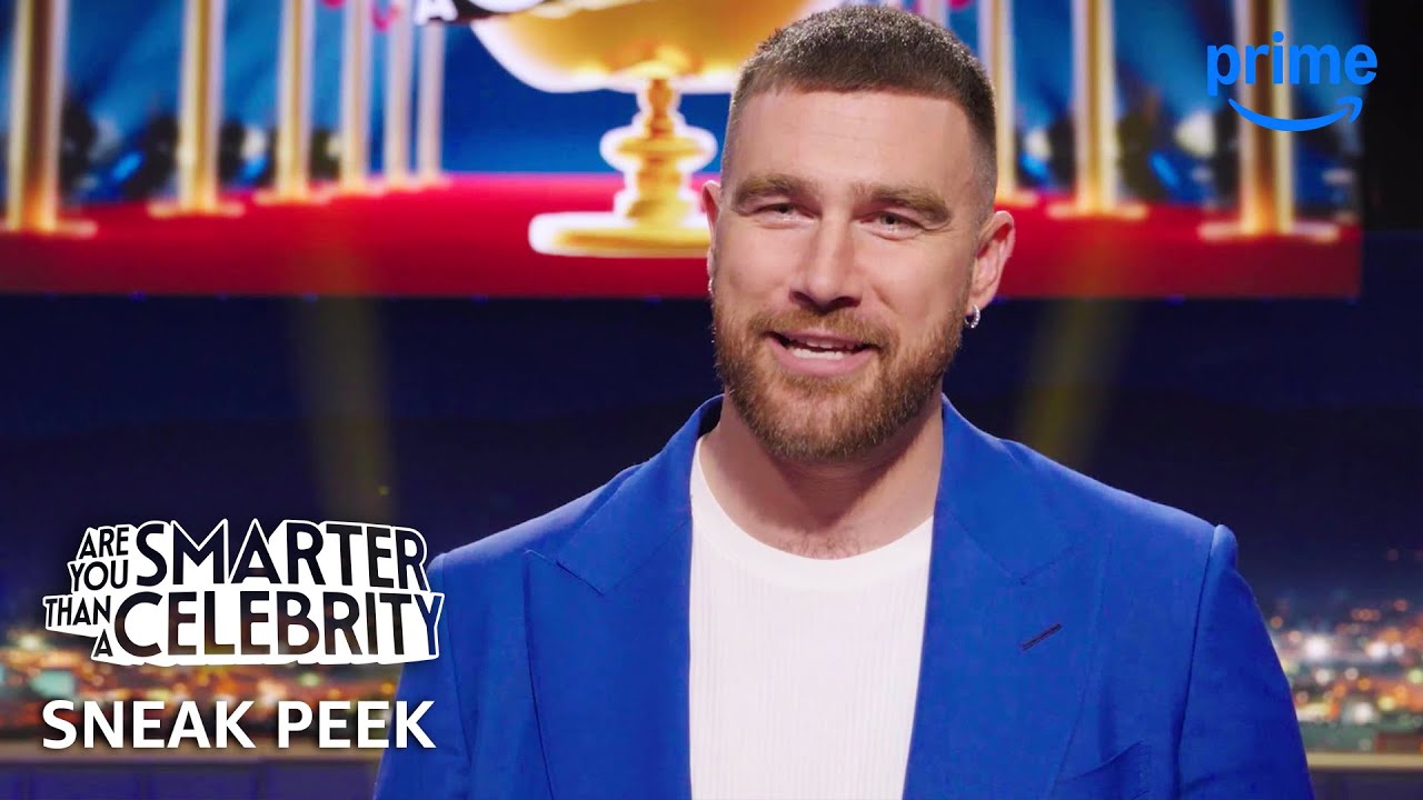 Travis Kelce présente : Êtes-vous plus futé qu’une célébrité ? Aperçu exclusive sur Prime Video