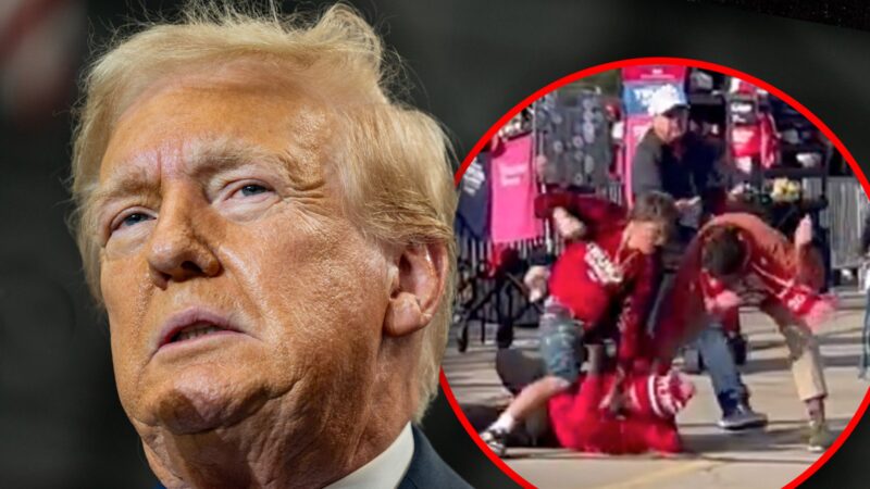 Altercation au rallye de Trump à Michigan : trois hommes s’affrontent avant son discours