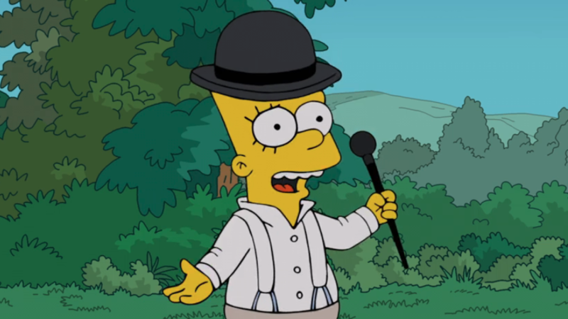 Bart revêt un costume d’Orange Mécanique dans le nouveau court-métrage Disney+