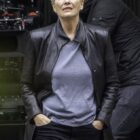 Emma Thompson was seen on the set of the upcoming Apple TV+ series Down Cemetery Road for the first time on Friday, as she transformed into private detective Zoë Boehm