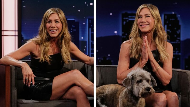 Jennifer Aniston présente son livre pour enfants sur le plateau de Jimmy Kimmel Live