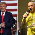 donald trump and joe rogan side by side