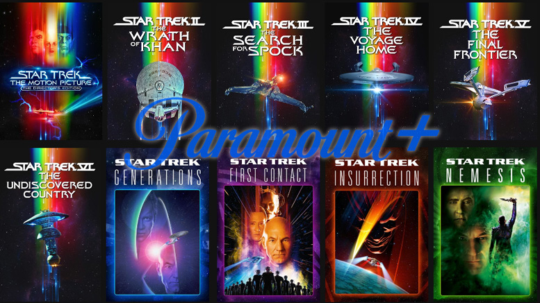 Les films Star Trek TOS et TNG disponibles sur Paramount+