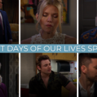 Spoiler collage for Days of Our Lives during the week of 10-21-24