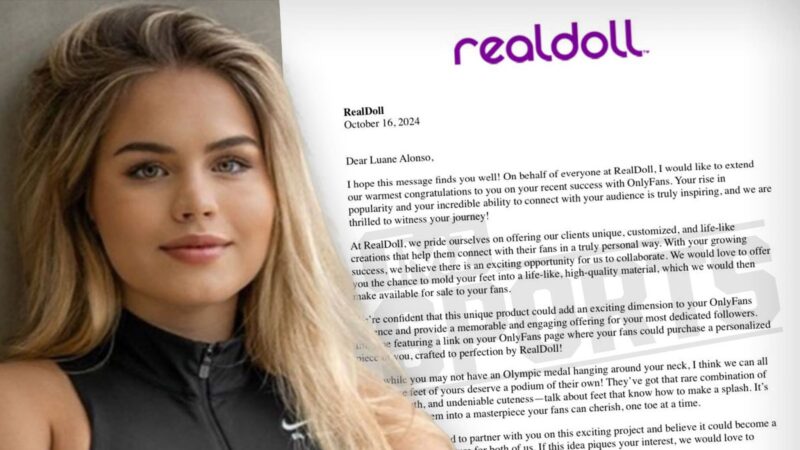 Luana Alonso : des pieds en réplique pour une collaboration avec RealDoll