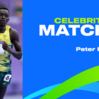Celebrity Match with Peter Bol | 3 October, 2024 | All News | News and Features | News and Events