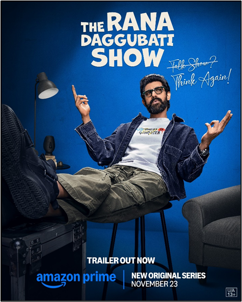 Amazon lance The Rani Daggubati Show dès le 23 novembre
