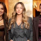 Jessica Alba, Sydney Sweeney, and Shanina Shaik wear monochromatic looks