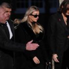 Liam Payne’s girlfriend one of first mourners to arrive for One Direction star’s funeral