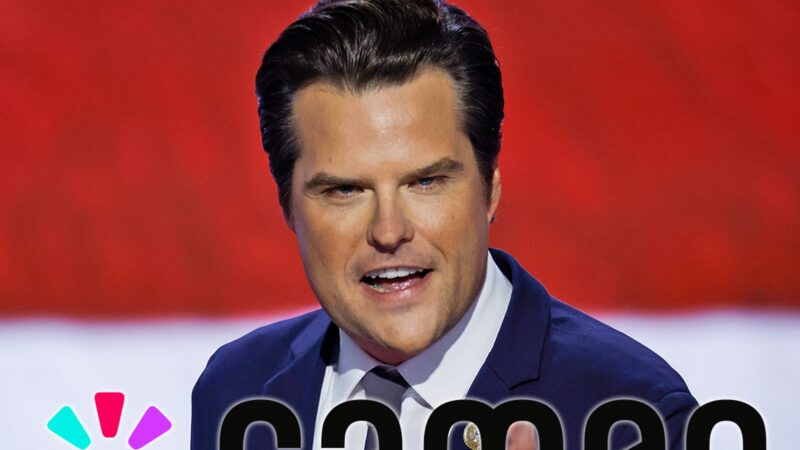 Matt Gaetz se lance sur Cameo après sa nomination avortée comme procureur général des États-Unis