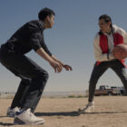 (L to R) Kauchani Bratt as Jimmy and Kusem Goodwind as Nataanii in Rez Ball.