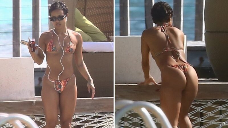 Karrueche Tran se détend à Cancun en bikini, affichant son célibat