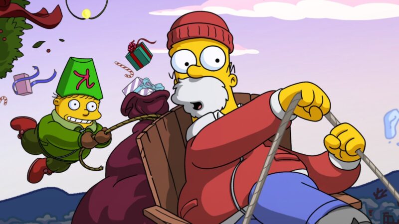 Les Simpsons dévoilent un aperçu de leur spécial de Noël sur Disney+