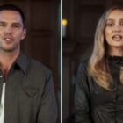 Nicholas Hoult and Lily-Rose Depp on the December 23, 2024 episode of 