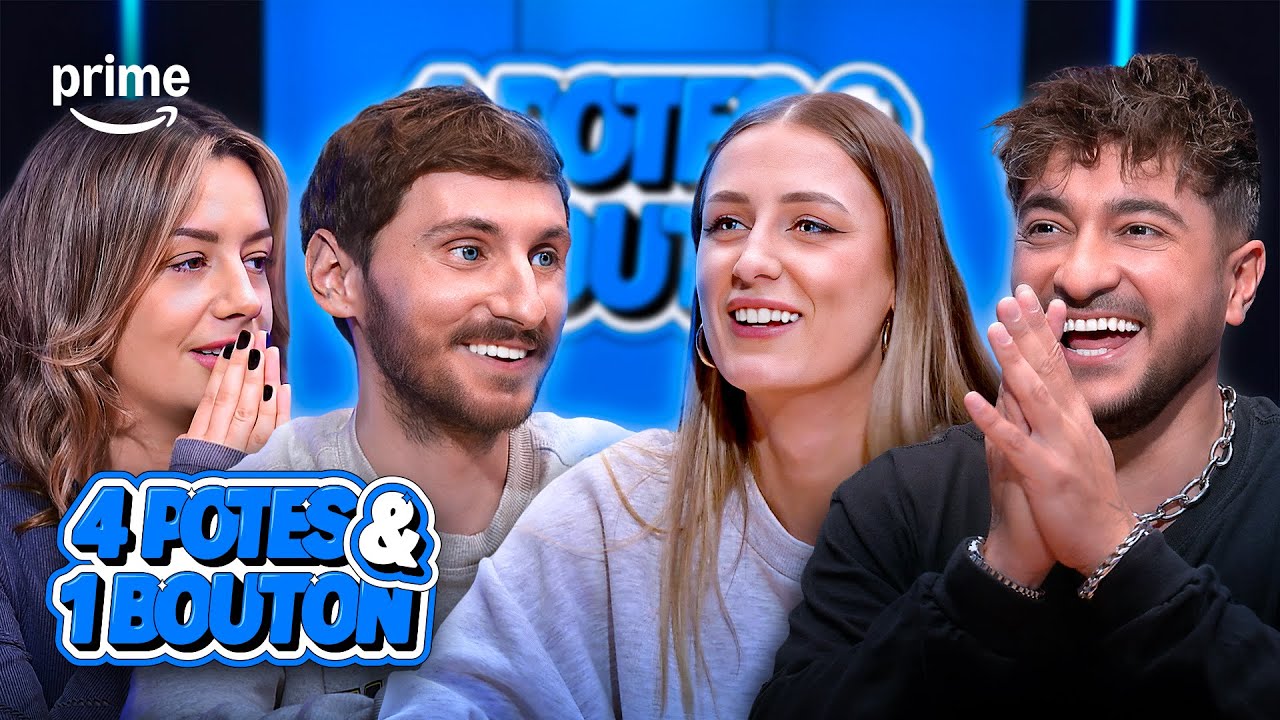 4 AMIS ET UN BOUTON : Découvrez @MarineLB, @chloelemn, @DarkoCTTG & @bennevert !