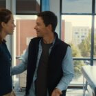Michelle Monaghan and Mark Wahlberg in The Family Plan, streaming on Apple TV+.
