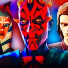 Ahsoka, Darth Maul, Anakin in animated form Star Wars