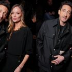 Adrien Brody and girlfriend Georgina Chapman, Louis Vuitton, Paris Fashion Week, Menswear fall 2025
