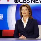NEW YORK - OCTOBER 01: CBS News anchors Norah O’Donnell (L) and Margaret Brennan moderate the debate between Republican vice presidential nominee, Sen. JD Vance (R-OH) and Democratic vice presidential nominee, Minnesota Gov. Tim Walz at the CBS Broadcast Center on October 1, 2024 in New York City. in a debate at the CBS Broadcast Center on October 1, 2024 in New York City. This is expected to be the only vice presidential debate of the 2024 general election. (Photo by Anna Moneymaker/Getty Images)