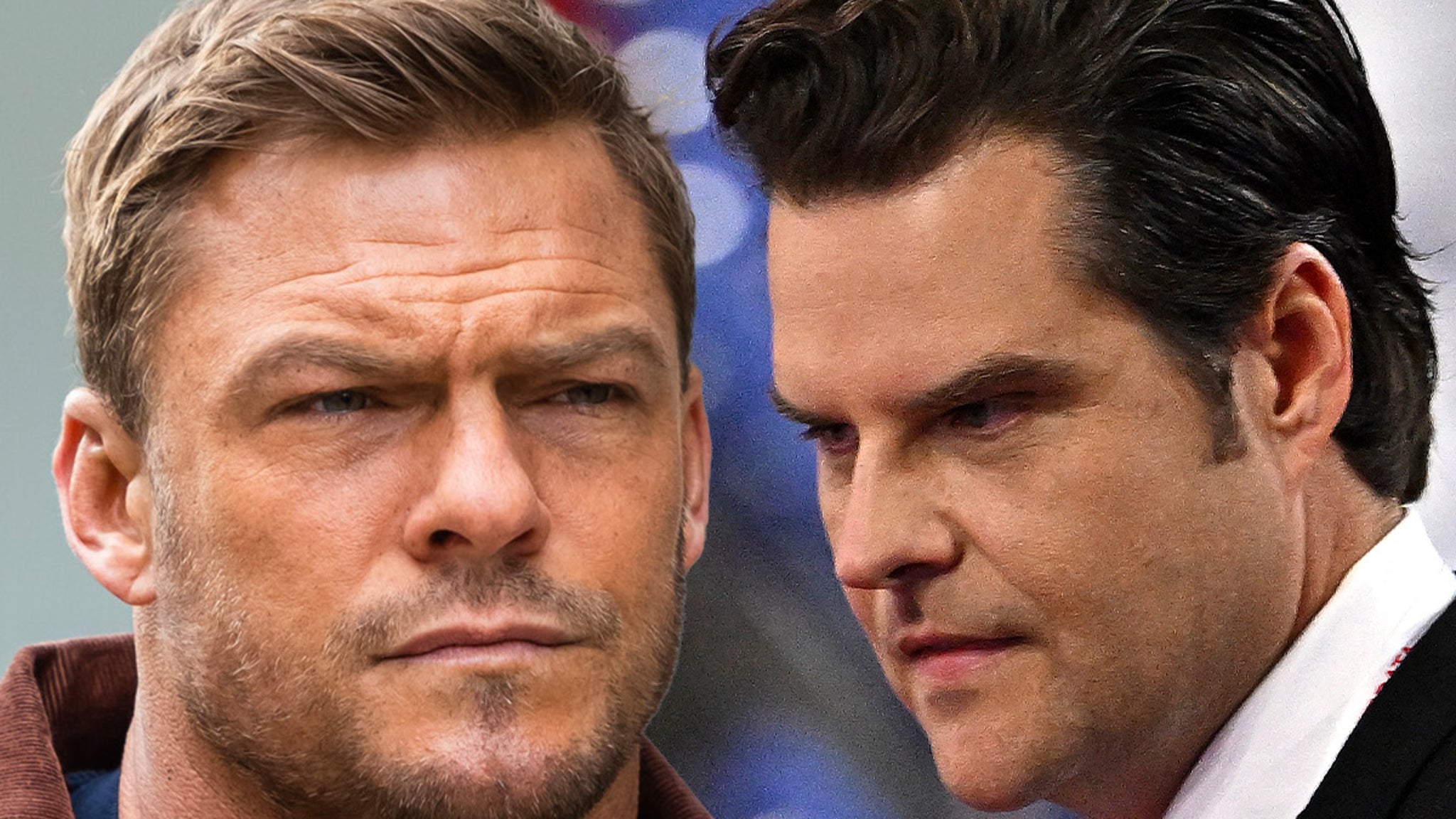 Alan Ritchson critique Matt Gaetz : tensions d’enfance dévoilées