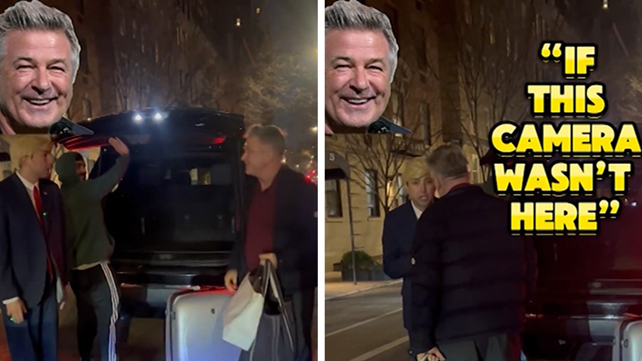 Alec Baldwin en colère face à un imitateur de Trump : tensions dans la rue