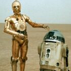 C-3PO and R2-D2 in "Star Wars: A New Hope."