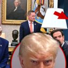 Donald Trump Hangs His Mug Shot Outside Oval Office