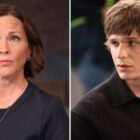 Kelli Williams as Margaret and Parker Daniel Queenan as Jamie — 