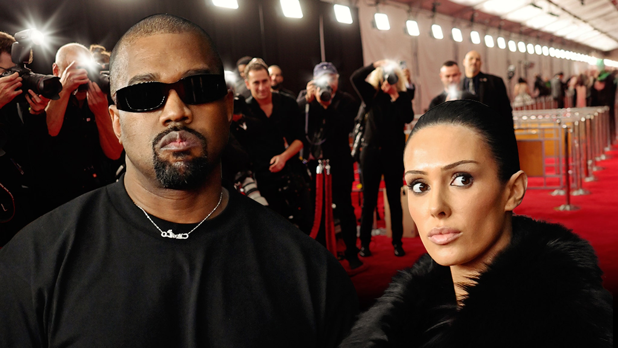 Kanye West et Bianca Censori restent aux Grammys malgré des rumeurs de renvoi
