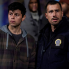Velasco and Danny standing together on Law & Order: SVU Season 26 Episode 13