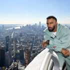 Michelle Yeoh, Omari Hardwick, Rob Kazinsky and Producer, Olatunde Osunsanmi Light the Empire State Building in Celebration of Star Trek: Section 31 Premiere in Partnership with World Central Kitchen to Support LA Wildfires