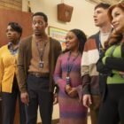 Janelle James, Sheryl Lee Ralph, Tyler James Williams, Quinta Brunson, Chris Perfetti, and Lisa Ann Walter in 
