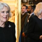 Queen Camilla, Fiona Clare, Tudor Crown Brooch, Buckingham Palace