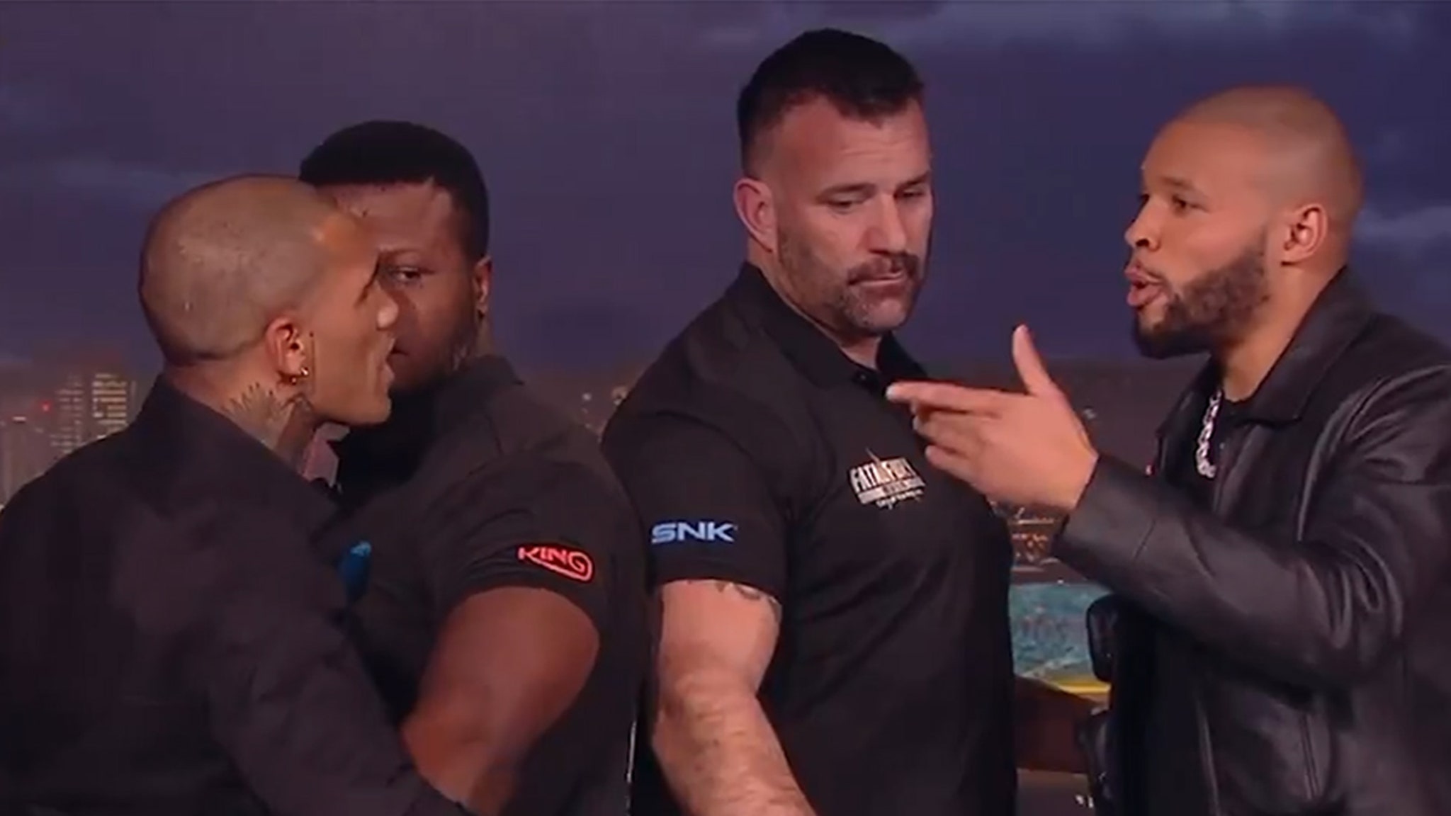 Eubank Jr. et Benn : un face-à-face tendu sur le plateau de Piers Morgan