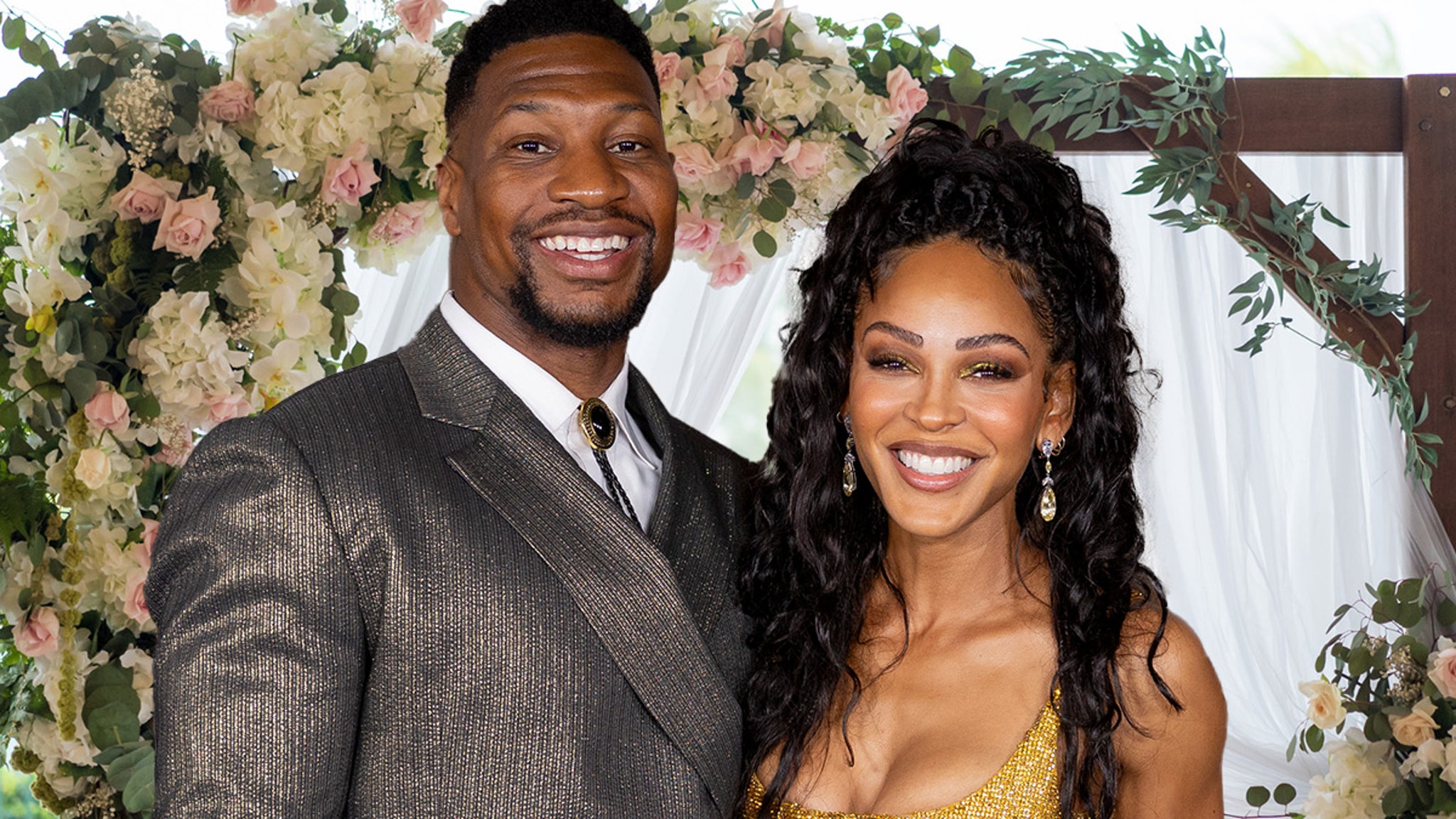 Jonathan Majors et Meagan Good se marient à Los Angeles