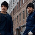 Matt Damon and Casey Affleck in "The Instigators," now streaming on Apple TV+.
