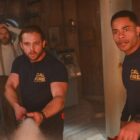 Adrian Hough as Carlton, Max Thieriot as Bode Leone, and Jordan Calloway as Jake Crawford — 