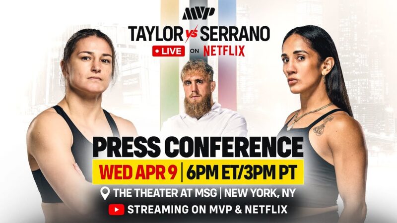 Conférence de presse de lancement : Taylor vs. Serrano 3