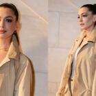 Anne Hathaway at the Ralph Lauren fall 2025 ready-to-wear show.